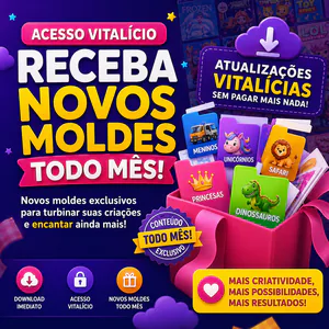 Miniatura de Novos Moldes Todo Mês — Acesso Vitalício