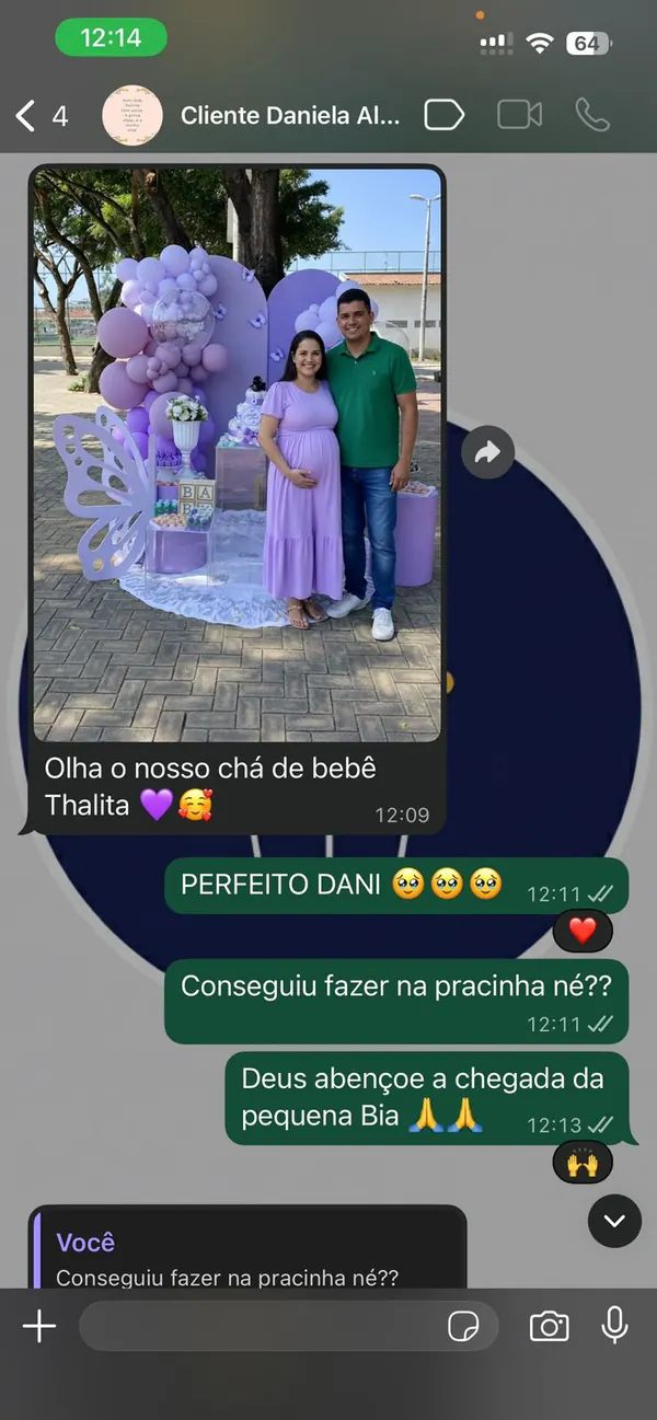 Feedback real publicado na página oficial